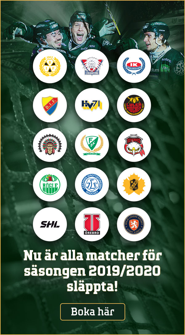 Spelschema For Shl 2019 2020 Seriematch Farjestad Bk